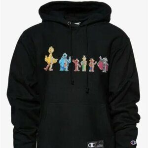 Champion Sesame Street Jason Freeny Skeleton Group Pullover Hoodie